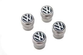 Brass Valve Stem Caps - 000071215D - Genuine Volkswagen/Audi