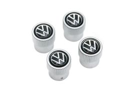 VW Valve Stem Cap Set - Plastic - 000071215J - Genuine Volkswagen/Audi