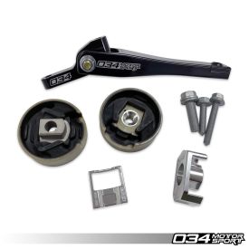 034Motrsport Billet Spherical Dogbone Mount Performance Pack with Dogbone Pucks for Manual and DSG (6-Speed), Volkswagen & Audi MQB And MQB EVO