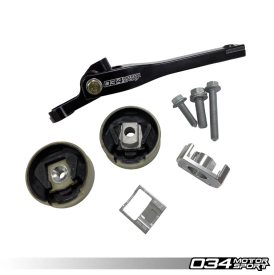034Motorsport Billet Spherical Dogbone Mount Performance Pack with Dogbone Pucks, Audi 8V.5/8Y RS3 and 8S TTRS