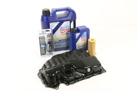 Steel Oil Pan Retrofit Kit for MK7 (w Oil + Mag Drain Plug)