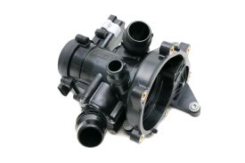 06L121111P - Thermostat with Housing - Deutsche Auto Parts