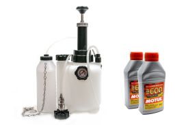 Brake Flush Kit - Performance Brake Fluid with Bleeder Tool