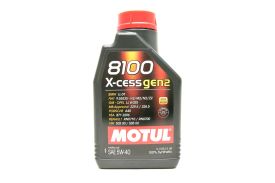 Oil 5W-40 Motul (1 Liter) 8100 X-cess