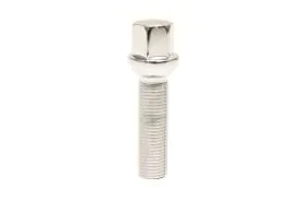 Steel wheel bolt - Ball Seat (R12) - M14 x 1.5 x 47mm
