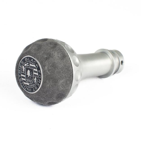 BFI Heavy Weight Shift Knob - GSB / DSG - Gray Alcantara - Machined Finish - VW / Audi 
