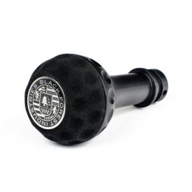 BFI Heavy Weight Shift Knob - GSB - Black Alcantara - Black Anodized - VW / Audi 