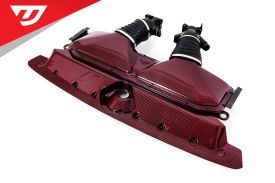 Unitronic Carbon Fiber Intake & Turbo Inlets for C8 RS 6/RS 7, Red Carbon Kevlar