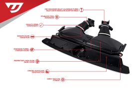 Unitronic Carbon Fiber Intake & Turbo Inlets for C8 RS 6/RS 7, Gloss Carbon