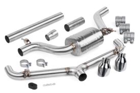 APR Catback Exhaust System with Resonator - MK6 GTI