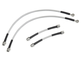Full Stainless Steel Brake Line Kit (4 Line Set) - 1999-2005 VW Golf/Jetta/Beetle FWD (Mk4)