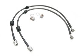 H.AUD.2F.374.CLR Stainless Steel Front Brake Lines for MK7 to MK3 TTS Caliper Retrofit