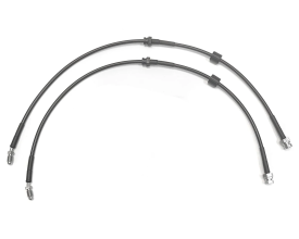 Stainless Steel Brake Line Set (Clear) - Front (2 Line Set) - Audi B9 Q5/SQ5