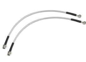 Front Stainless Steel Brake Line Set (2 Line Set) - 1999-2005 VW Golf/Jetta/Beetle FWD (Mk4)