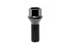 Wheel Bolt - Black Cone Seat - OEM Length (M14 x 1.5 x 27mm) - SB27-C-B2 - ShopDAP
