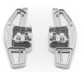 BFI Complete Replacement Shift Paddles - MK7 GTI / GLI / R - Clear Anodized