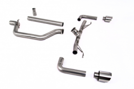 MILLTEK 80mm Race Cat-Back Exhaust – Volkswagen MK8/MK8.5 GTI (GT115 Polished Tips)