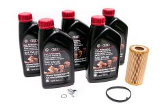 5K Mile Maintenance Kit for 2.0T FSI with Magnetic Drain Plug - 06F198002AGRP
