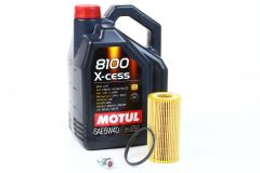 Motul - 5K Mile Maintenance Kit for 2.0T FSI With Magnetic Drain Plug