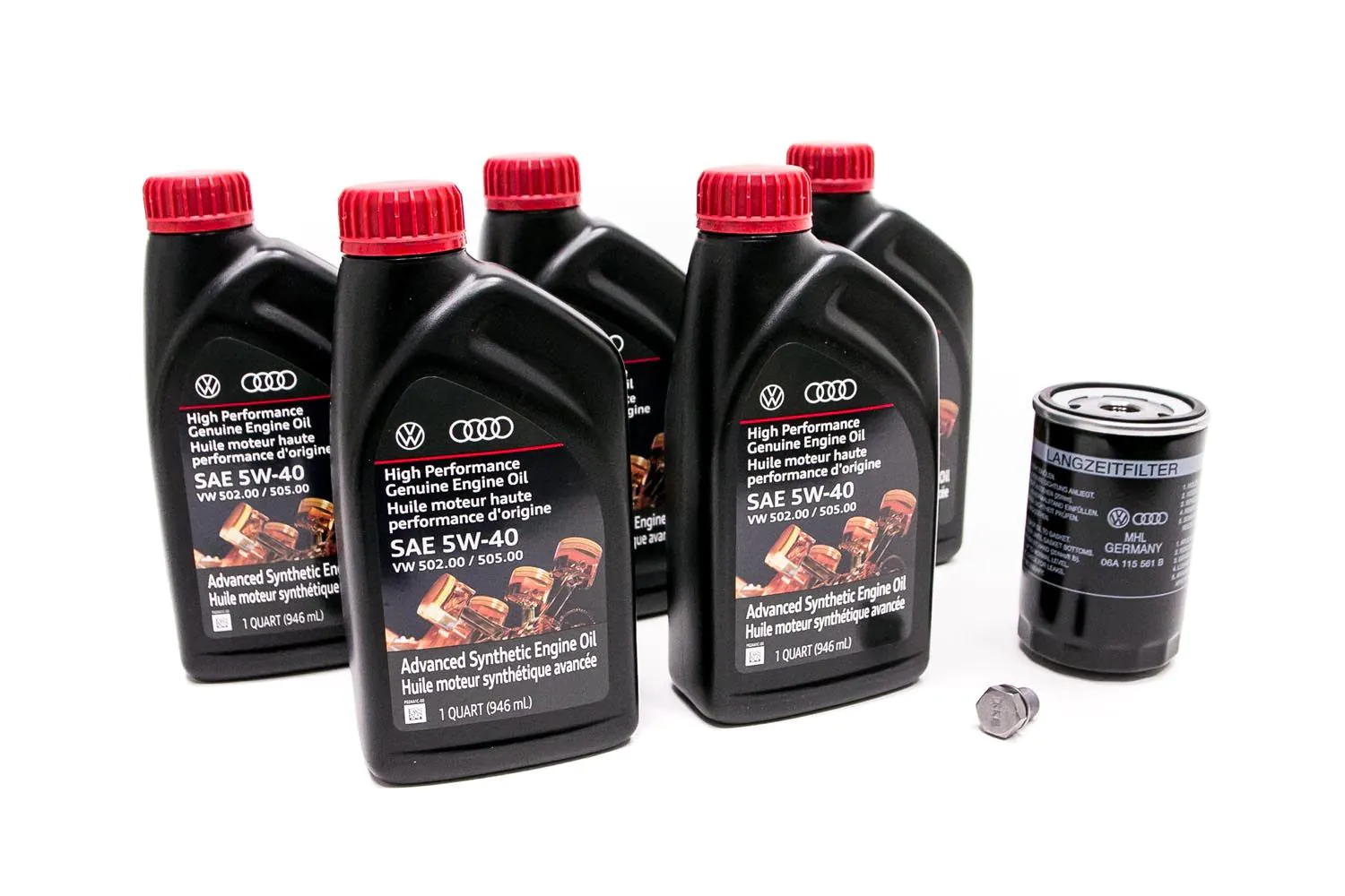 5K Mile Maintenance Kit for 1.8T - 06A198002GRP - Genuine Volkswagen/Audi
