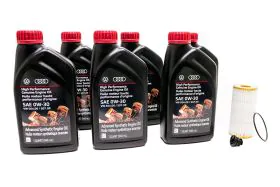 Genuine VW - 5k Maintenance Kit (0w-30 504.00 spec Oil)