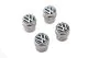 Brass Valve Stem Caps - 000071215D - Genuine Volkswagen/Audi