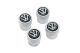 VW Valve Stem Cap Set - Plastic - 000071215J - Genuine Volkswagen/Audi