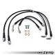 Stainless Steel Braided Brake Line Kit, 8S/8V.5 Audi TT RS & RS3