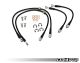 Stainless Steel Braided Brake Line Kit, 8P Audi A3 & MkVI Volkswagen Golf/Rabbit/GTI/Jetta/GLI w/ Bosch Calipers