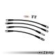 Stainless Steel Braided Brake Line Kit, B6/B7 Audi A4/S4 Quattro