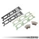 Intake Manifold Spacer - Large Port, Phenolic, Audi B5 A4/S4/RS4 C5 A6/Allroad 2.7T & 2.8L 30V V6
