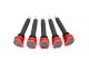 06E905115F Ignition Coils Red (Set of 5) for 2.5L 5 Cylinder