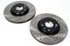 1K0698301AA - Stoptech Sport Drilled and Slotted Brake Rotors Front (312mm x 25mm) One Pair