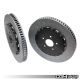 2-Piece Floating Front Brake Rotor Upgrade Kit For Audi 8S TTRS