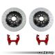 Rotor Kit, Rr, 350x22, Red, MQ