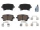 Brake Pad Set - EUR 1018B - AKEBONO EURO