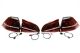 European LED MK7 Tail Lights (Tinted) with Rear Fog Lights and Adapter Harness