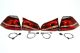 Magneti Marelli MK7 LED Tail Lights (Cherry Red) with Rear Fog Lights and Adapter Harness