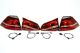 European LED MK7 Tail Lights (Cherry Red) with Rear Fog Lights and Adapter Harness - 5G0-998-207-F-H-GRP