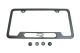 License Plate Frame R Black - 5H0071801 - Genuine Volkswagen/Audi