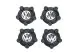 VW Center Cap Set for Steel Wheels (5x112) - 5N0071456XRW