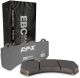 EBC Racing 13-14 Audi RS7 4.0L Twin Turbo (Cast Iron Rotors w/Round Weights) RP-X Front Brake Pads