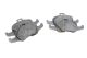 Front Brake Pads - 8S0698151G - Genuine Volkswagen/Audi