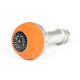 BFI Heavy Weight Shift Knob - GSB / DSG - Orange Alcantara - Machined Finish - VW / Audi 