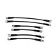 Stainless Steel Braided Brake Line Kit, B5 Audi A4/S4 Quattro