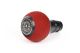 BFI Heavy Weight Shift Knob - GS2 / DSG - Rosso Centaurus Leather - Black Anodized - VW / Audi 