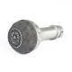 BFI Heavy Weight Shift Knob - GSB - Gray Alcantara - Clear Anodized - VW / Audi 