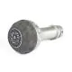 BFI Heavy Weight Shift Knob - GSB - Gray Alcantara - Clear Anodized - VW / Audi 