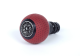 GS2SM - BFI Heavy Weight Shift Knob SCHWARZ - Magma Red Air Leather (VW/Audi Fitment)