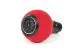 BFI Heavy Weight Shift Knob - GS2 - Red Alcantara - Black Anodized - VW / Audi 